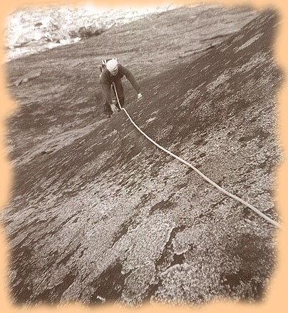 Gordon on Stone Mountain 1957