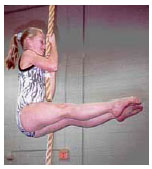 begin to dig: Rope Climbing, how to climb a rope efficiently (if