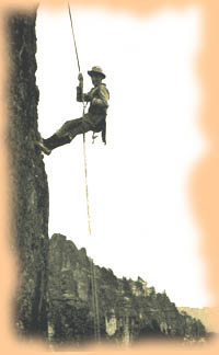 Rappelling