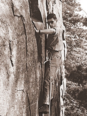 Michael Fain at Devils Lake, 1950s