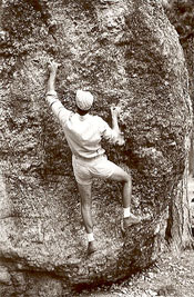 Early Needles bouldering
